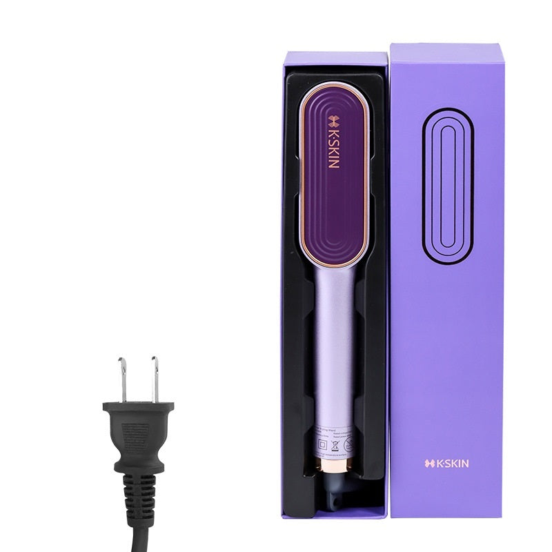 Negative Ion Hair Straightening Comb And Curling Iron